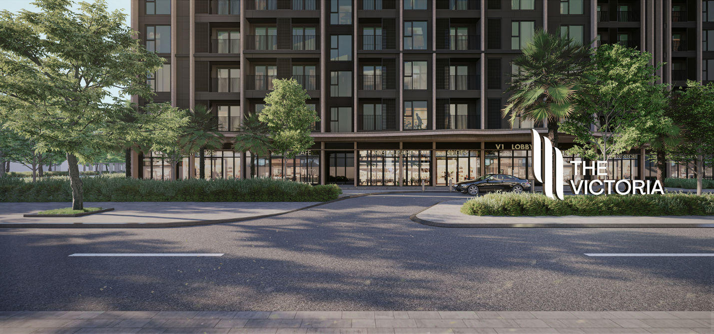 A parking lot with trees and a building  Description automatically generated